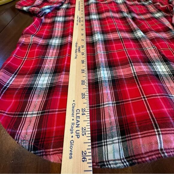 Victoria’s Secret Red Plaid Flannel Pajama Set Size Large - Picture 11 of 13